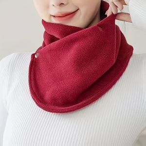 Winter Plush-Lined Thickened Warm Neck Scarf for Men and Women, Multi-Functional Versatile Neck Gaiter for Cycling, Cold and Wind Protection