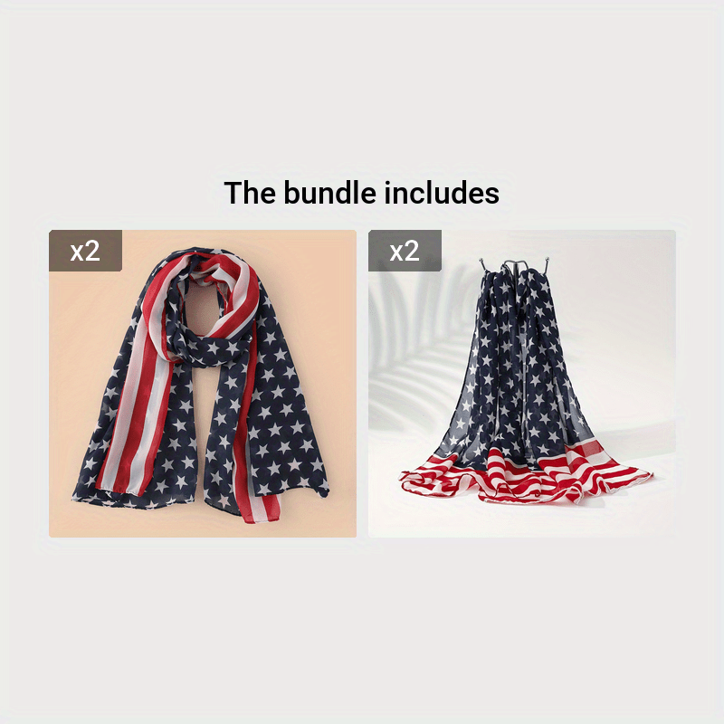 Women's Elegant Woven Chiffon Scarf - Polyester, Lightweight & Thin - Beach Vacation Essentials | Sunscreen Protection | Hand Wash Only - Image 7